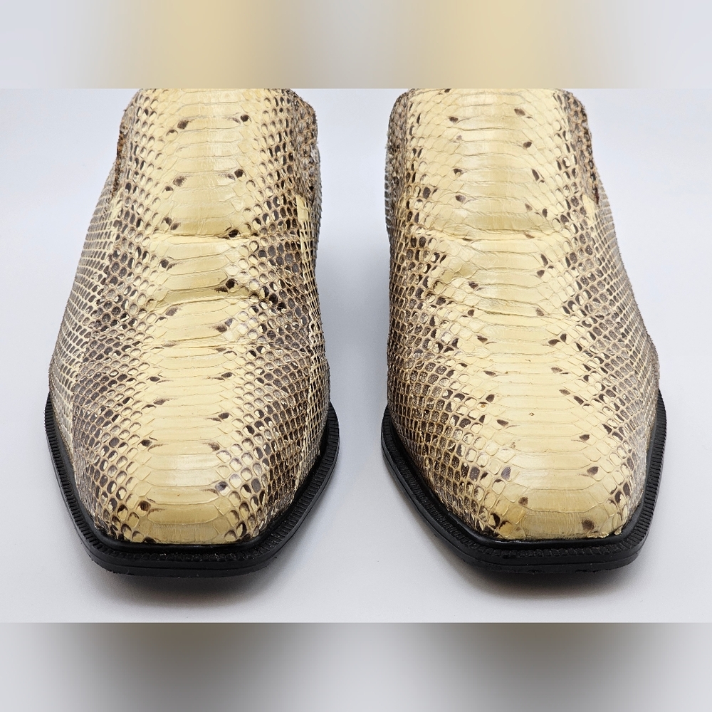 Genuine Python Snake Skin Shoes Giorgio Brutini S… - image 7